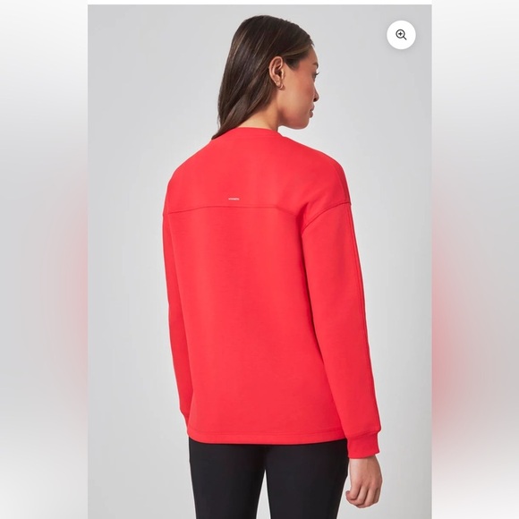 MONDETTA ‘Luscious Red’ Boxy Top - Picture 7 of 10